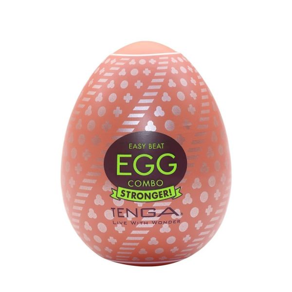 Tenga easy beat egg combo stronger jednorazowy masturbator w kształcie jajka