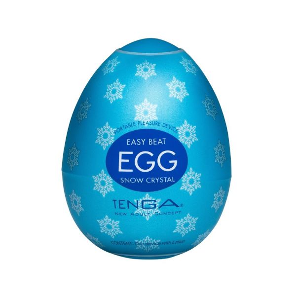 Tenga easy beat egg snow crystal jednorazowy masturbator w kształcie jajka