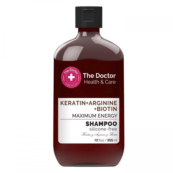 The doctor health & care szampon do włosów wzmacniający keratyna + arginina + biotyna 355ml