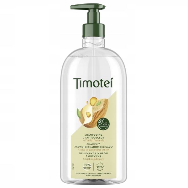 Timotei delikatny szampon z odżywką do włosów normalnych 750ml