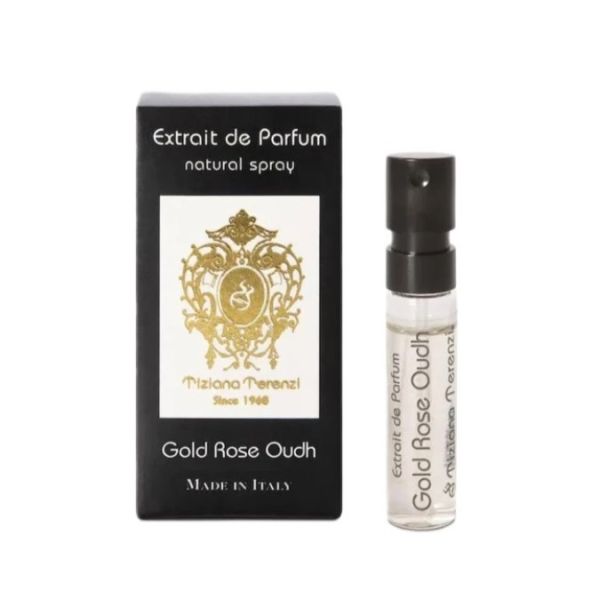 Tiziana terenzi gold rose oudh ekstrakt perfum spray próbka 1.5ml