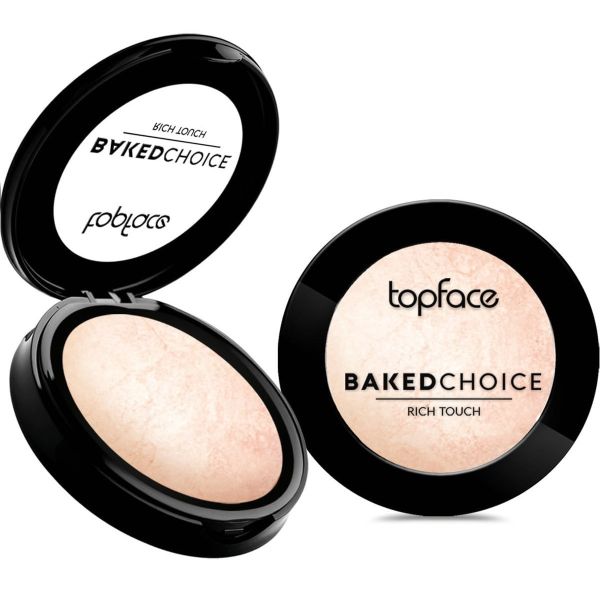 Topface baked choice rich touch highlighter wypiekany rozświetlacz 101 6g