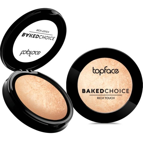 Topface baked choice rich touch highlighter wypiekany rozświetlacz 102 6g