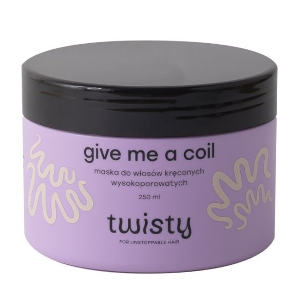 Twisty give me a coil maska do włosów kręconych wysokoporowatych 250ml