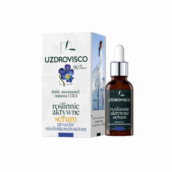 Uzdrovisco fiołek roślinnie aktywne serum przeciw niedoskonałościom 30ml