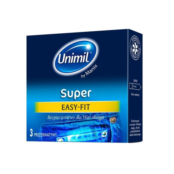 Unimil super lateksowe prezerwatywy 3szt