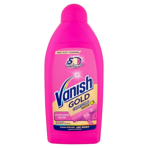 Vanish gold carpet care szampon do dywanów czyszczenie ręczne cytrynowy 500ml
