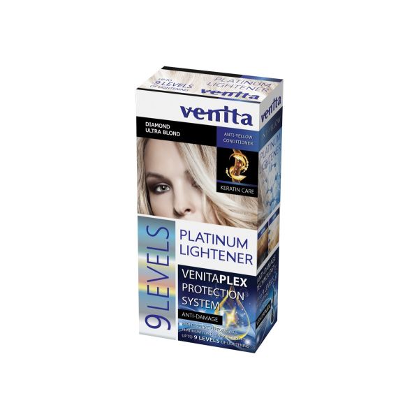 Venita 9 leveles platinium lightener rozjaśniacz do włosów 9 tonów 125ml