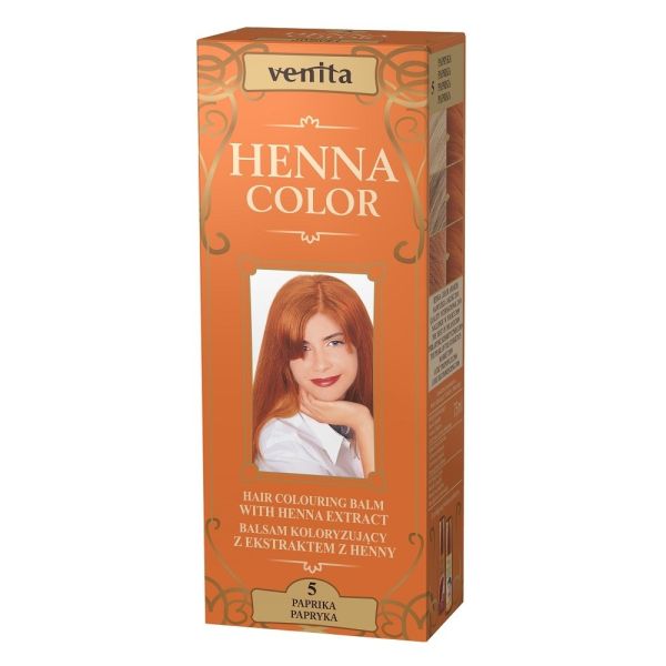 Venita henna color balsam koloryzujący z ekstraktem z henny 5 papryka 75ml