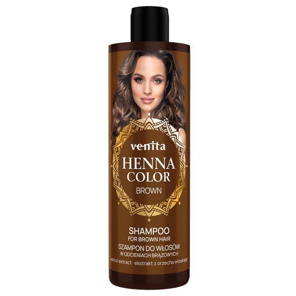 Venita henna color brown szampon do włosów w odcieniach brązowych 300ml