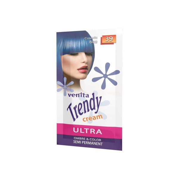 Venita trendy cream ultra krem do koloryzacji włosów 39 cosmic blue 35ml