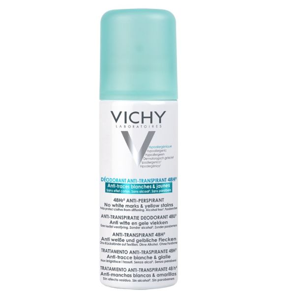 Vichy anti-perspirant deodorant antyperspirant w sprayu 48h przeciw śladom na ubraniach 125ml