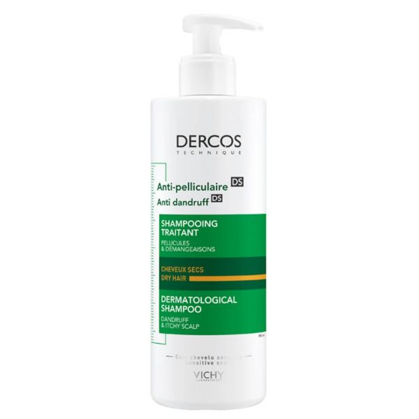 Vichy dercos anti-dandruff shampoo szampon przeciwłupieżowy do włosów suchych 390ml
