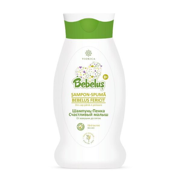 Viorica bebelus happy baby head-to-toe foam shampoo szampon w piance dla dzieci 250ml
