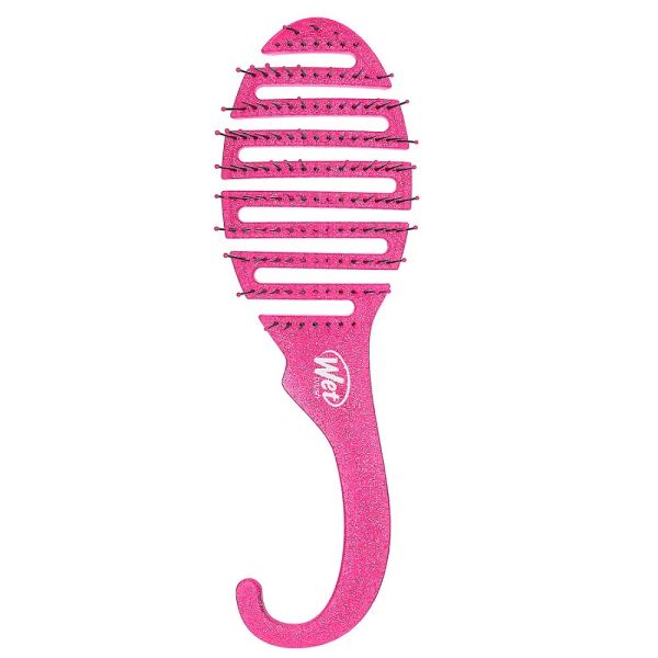 Wet brush shower detangler szczotka do rozczesywania włosów pod prysznicem pink glitter
