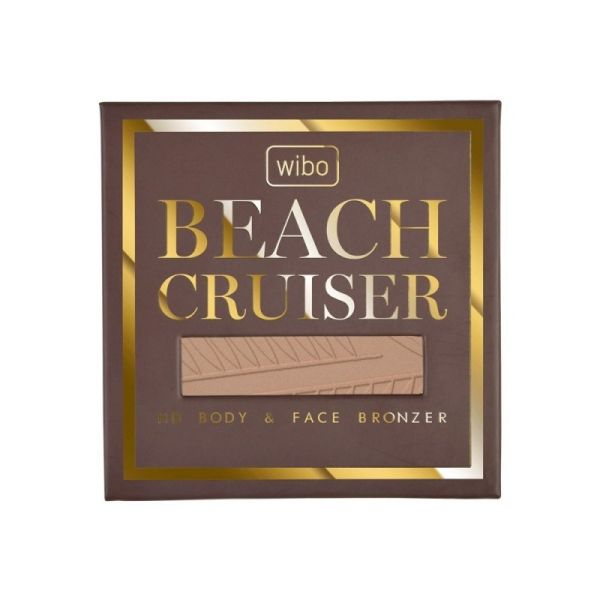 Wibo beach cruiser hd body & face bronzer perfumowany bronzer do twarzy i ciała 02 cafe creme 22g