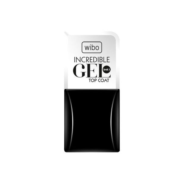 Wibo incredible gel top coat preparat utwardzający do paznokci 8.5ml