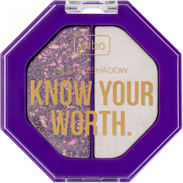 Wibo know your worth duo eyeshadow cienie do powiek 1 on my own 5g