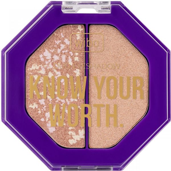 Wibo know your worth duo eyeshadow cienie do powiek 3 selfish 5g