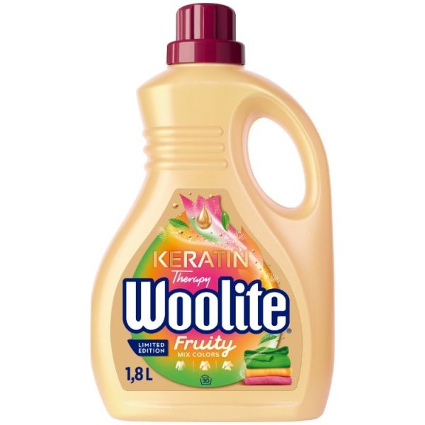 Woolite keratin therapy fruity płyn do prania do kolorów 1.8l