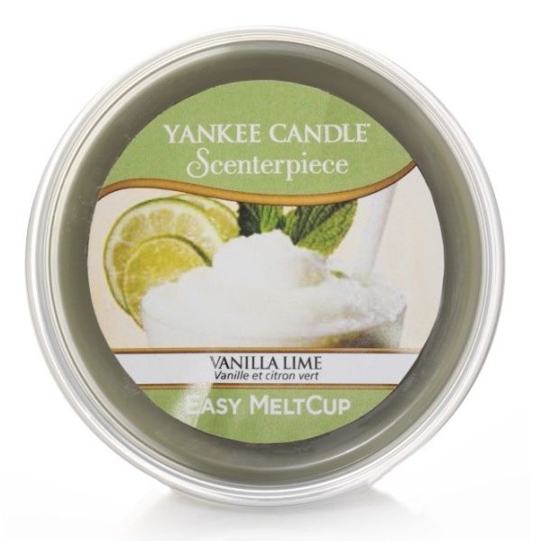 Yankee candle scenterpiece easy melt cup wosk do elektrycznego kominka vanilla lime 61g