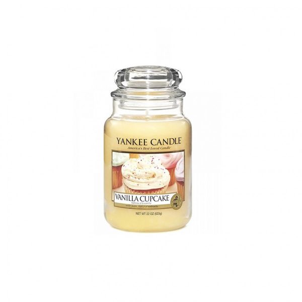 Yankee candle świeca zapachowa duży słój vanilla cupcake 623g