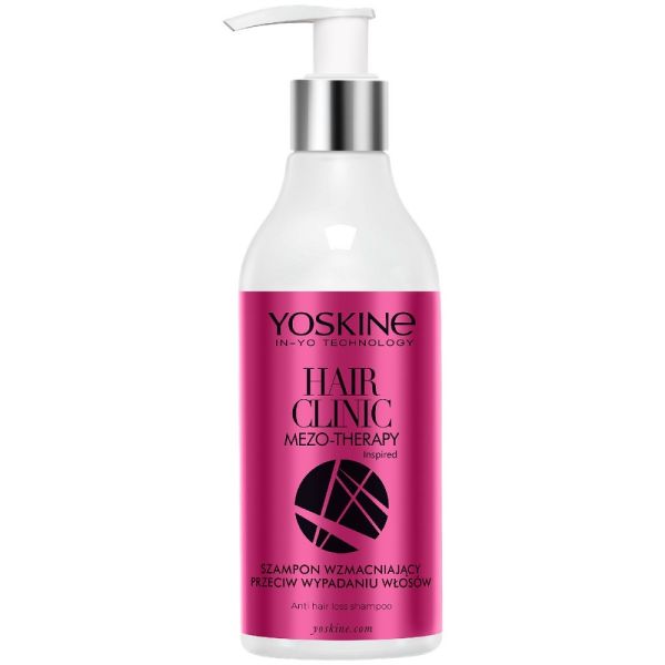 Yoskine hair clinic mezo-therapy szampon wzmacniający przeciw wypadaniu włosów 200ml