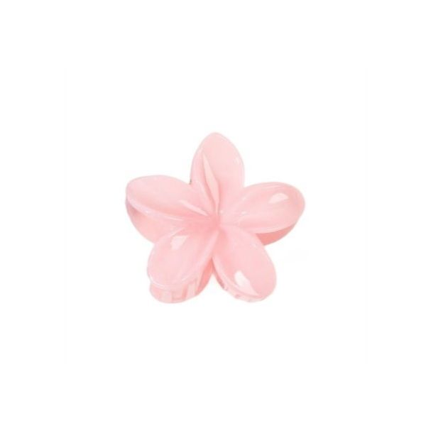 Ecarla spinka do włosów klamra kwiat jasno różowa
