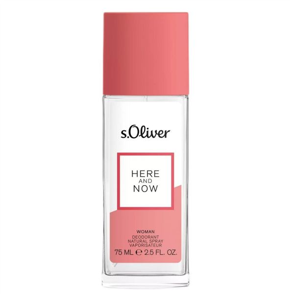 S.oliver here and now woman dezodorant w naturalnym sprayu 75ml