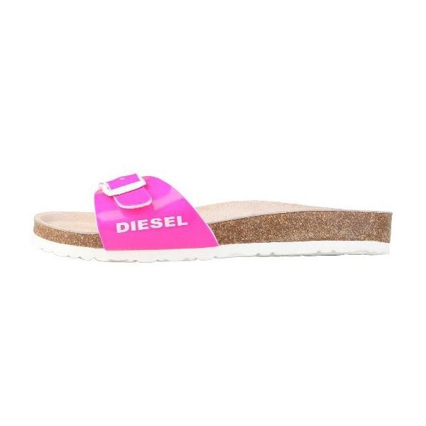DIESEL klapki damskie SUM-292-C Charol fuxia