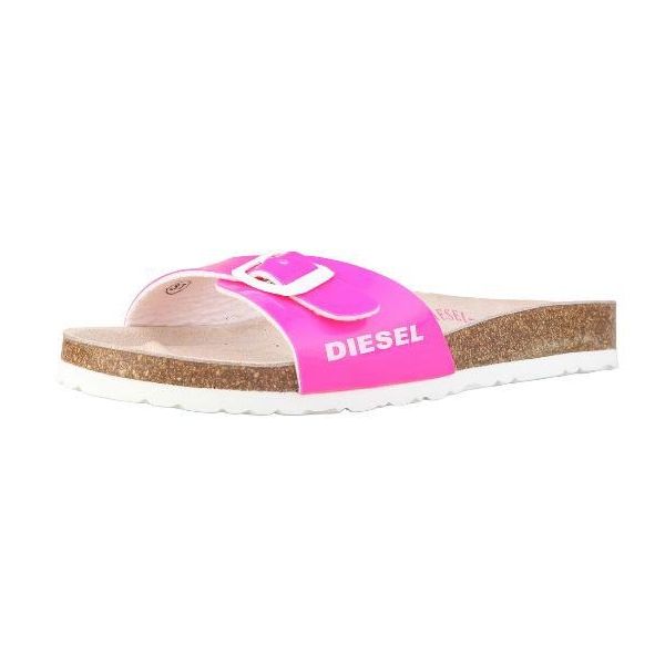 DIESEL klapki damskie SUM-292-C Charol fuxia