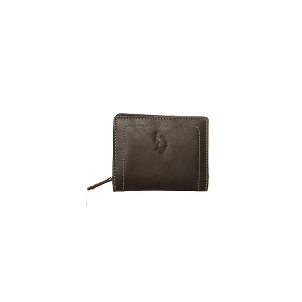 U.S. POLO skórzany portfel damski Model: PC004PA001_Black